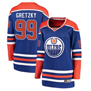 Wayne Gretzky Women's Fanatics Branded Edmonton Oilers Breakaway Royal Alternate Jersey
