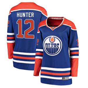Dave Hunter Women's Fanatics Branded Edmonton Oilers Breakaway Royal Alternate Jersey