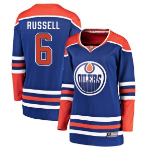 Kris Russell Women's Fanatics Branded Edmonton Oilers Breakaway Royal Alternate Jersey