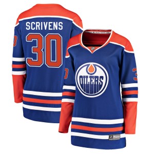 Ben Scrivens Women's Fanatics Branded Edmonton Oilers Breakaway Royal Alternate Jersey