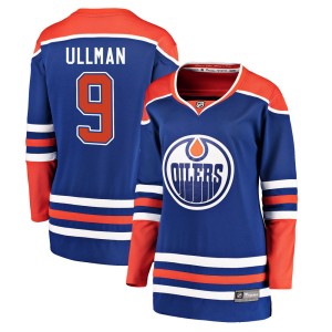 Norm Ullman Women's Fanatics Branded Edmonton Oilers Breakaway Royal Alternate Jersey