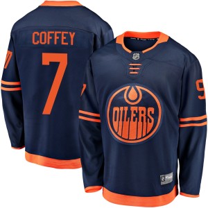 Paul Coffey Youth Fanatics Branded Edmonton Oilers Breakaway Navy Alternate 2018/19 Jersey