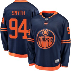 Ryan Smyth Youth Fanatics Branded Edmonton Oilers Breakaway Navy Alternate 2018/19 Jersey