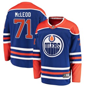 Ryan McLeod Men's Fanatics Branded Edmonton Oilers Breakaway Royal Alternate Jersey