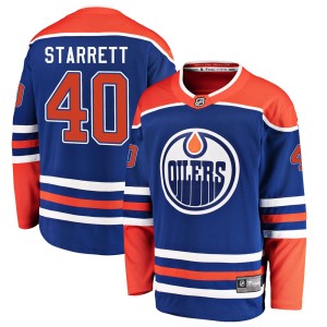 Shane Starrett Men's Fanatics Branded Edmonton Oilers Breakaway Royal Alternate Jersey