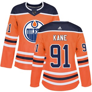Evander Kane Women's Adidas Edmonton Oilers Authentic Orange r Home Jersey