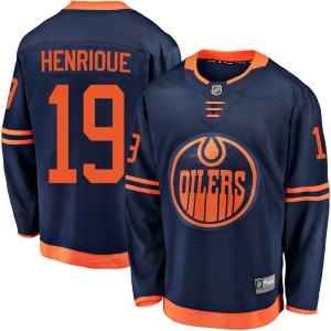 Adam Henrique Men's Fanatics Branded Edmonton Oilers Breakaway Navy Alternate 2018/19 Jersey