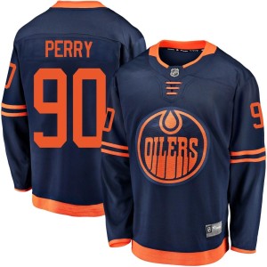 Corey Perry Men's Fanatics Branded Edmonton Oilers Breakaway Navy Alternate 2018/19 Jersey