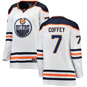 Paul Coffey Women's Fanatics Branded Edmonton Oilers Authentic White Away Breakaway Jersey