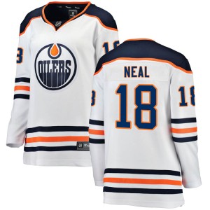 James Neal Women's Fanatics Branded Edmonton Oilers Breakaway White Away Jersey