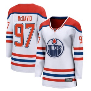 Connor McDavid Women's Fanatics Branded Edmonton Oilers Breakaway White 2020/21 Special Edition Jersey