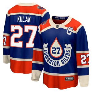 Brett Kulak Men's Fanatics Branded Edmonton Oilers Premier Royal Breakaway 2023 Heritage Classic Jersey
