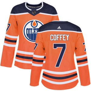 Paul Coffey Women's Adidas Edmonton Oilers Authentic Orange Home Jersey