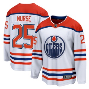 Darnell Nurse Men's Fanatics Branded Edmonton Oilers Breakaway White 2020/21 Special Edition Jersey