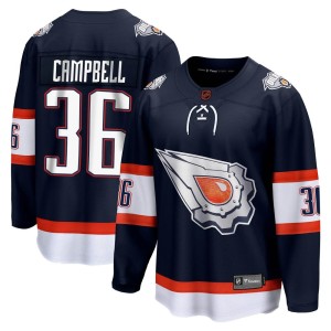 Jack Campbell Youth Fanatics Branded Edmonton Oilers Breakaway Navy Special Edition 2.0 Jersey