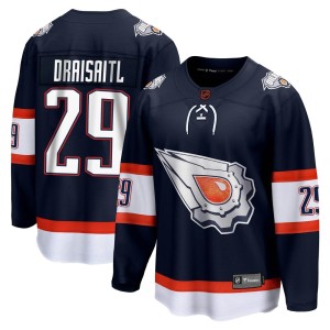 Leon Draisaitl Youth Fanatics Branded Edmonton Oilers Breakaway Navy Special Edition 2.0 Jersey