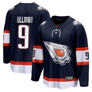 Norm Ullman Youth Fanatics Branded Edmonton Oilers Breakaway Navy Special Edition 2.0 Jersey