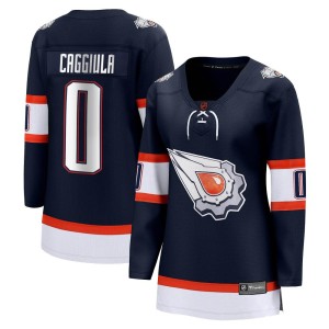 Drake Caggiula Women's Fanatics Branded Edmonton Oilers Breakaway Navy Special Edition 2.0 Jersey