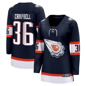 Jack Campbell Women's Fanatics Branded Edmonton Oilers Breakaway Navy Special Edition 2.0 Jersey