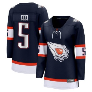 Cody Ceci Women's Fanatics Branded Edmonton Oilers Breakaway Navy Special Edition 2.0 Jersey
