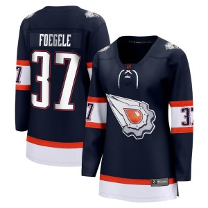 Warren Foegele Women's Fanatics Branded Edmonton Oilers Breakaway Navy Special Edition 2.0 Jersey