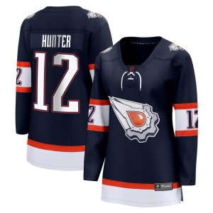 Dave Hunter Women's Fanatics Branded Edmonton Oilers Breakaway Navy Special Edition 2.0 Jersey