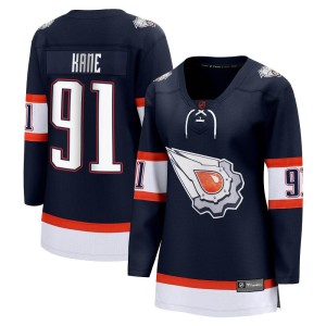 Evander Kane Women's Fanatics Branded Edmonton Oilers Breakaway Navy Special Edition 2.0 Jersey