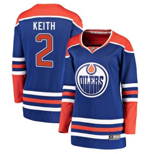 Duncan Keith Women's Fanatics Branded Edmonton Oilers Breakaway Royal Alternate Jersey