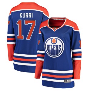 Jari Kurri Women's Fanatics Branded Edmonton Oilers Breakaway Royal Alternate Jersey