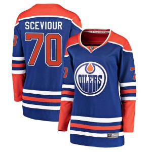 Colton Sceviour Women's Fanatics Branded Edmonton Oilers Breakaway Royal Alternate Jersey