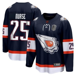 Darnell Nurse Men's Fanatics Branded Edmonton Oilers Breakaway Navy Special Edition 2.0 2024 Stanley Cup Final Jersey
