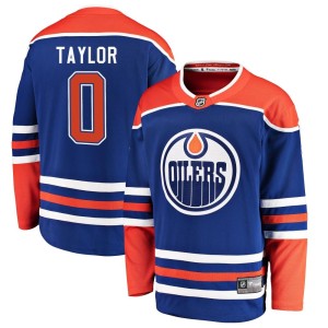 Ty Taylor Men's Fanatics Branded Edmonton Oilers Breakaway Royal Alternate Jersey