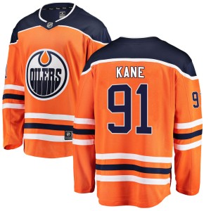 Evander Kane Men's Fanatics Branded Edmonton Oilers Breakaway Orange Home Jersey
