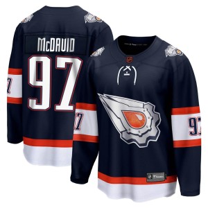 Connor McDavid Men's Fanatics Branded Edmonton Oilers Breakaway Navy Special Edition 2.0 Jersey