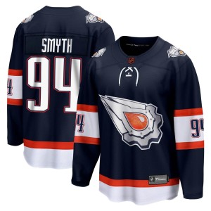 Ryan Smyth Men's Fanatics Branded Edmonton Oilers Breakaway Navy Special Edition 2.0 Jersey