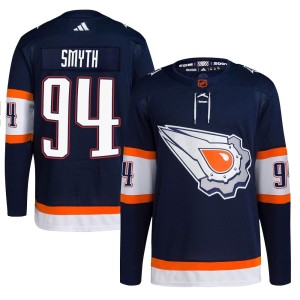 Ryan Smyth Youth Adidas Edmonton Oilers Authentic Navy Reverse Retro 2.0 Jersey