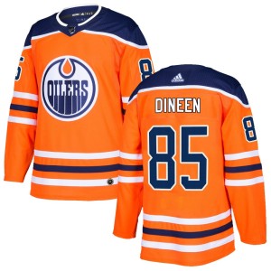 Cam Dineen Youth Adidas Edmonton Oilers Authentic Orange r Home Jersey